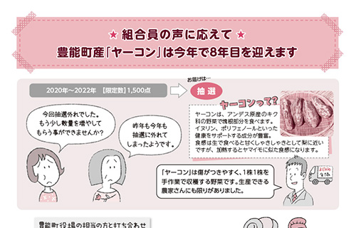 豊能町産「ヤーコン」は今年で8年目を迎えます